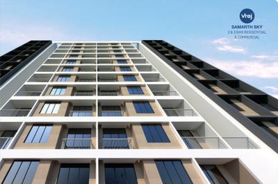 Project Image of 1119.0 - 1376.0 Sq.ft 2 BHK Apartment for buy in Vraj Samarth Sky
