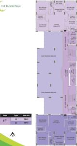 Project Image of 1831.0 - 1845.0 Sq.ft 3 BHK Apartment for buy in Aspirations Crescent