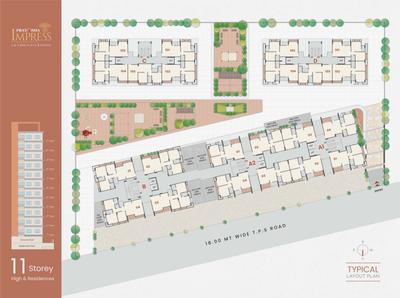 Project Image of 1057.0 - 1381.0 Sq.ft 2 BHK Apartment for buy in Prayosha Impress