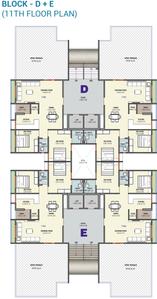 Project Image of 536.26 - 897.39 Sq.ft 2 BHK Apartment for buy in Omkara Dharti Saket Heaven 2