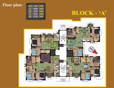 Project Image of 1350 Sq.ft 3 BHK Apartment / Flat for sale in Narendrapur for Rs. 7500000