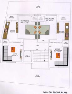 Project Image of 0.0 - 430.02 Sq.ft 1 BHK Apartment for buy in Aarav Arcade