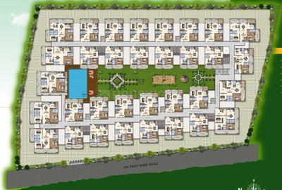 Project Image of 1260.0 - 2205.0 Sq.ft 2 BHK Apartment for buy in RKs Oxygen Homes