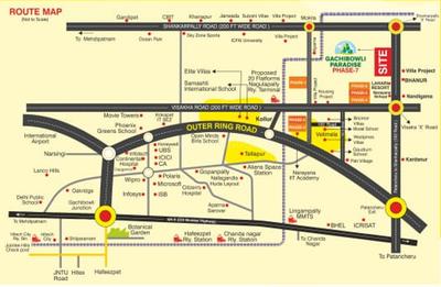 Project Image of 0.0 - 1800.0 Sq.ft Residential Plot Plot for buy in SRR Gachibowli Paradise Phase 7