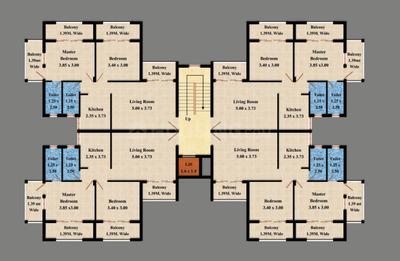Project Image of 0.0 - 615.8 Sq.ft 2 BHK Apartment for buy in Aditya Harmony Phase II