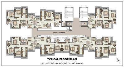 Project Image of 583.94 - 728.93 Sq.ft 2 BHK Apartment for buy in Ritz Phase II