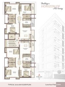 Project Image of 0.0 - 1460.0 Sq.ft 3 BHK Apartment for buy in Shree Residency