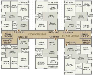 Project Image of 1520.0 - 1844.0 Sq.ft 2 BHK Apartment for buy in Blu Serene