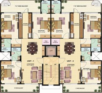 Project Image of 828.0 - 1085.0 Sq.ft 2 BHK Apartment for buy in Omaxe Greens Phase II