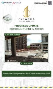 Project Image of 1060.0 - 2270.0 Sq.ft 2 BHK Apartment for buy in One World Phase 1