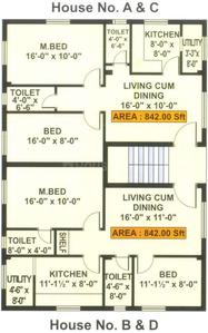 Project Image of 698.0 - 1079.0 Sq.ft 2 BHK Apartment for buy in Ramani Mayuri Phase III