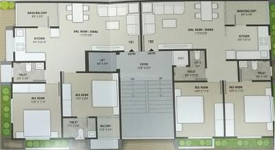 Project Image of 575.0 - 576.0 Sq.ft 2 BHK Apartment for buy in Maruti Devishyam Square
