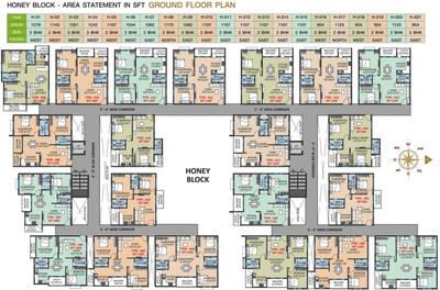 Project Image of 954.0 - 1295.0 Sq.ft 2 BHK Apartment for buy in Jayalakshmi Ravoos Nandan