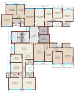 Project Image of 536.69 - 874.24 Sq.ft 2 BHK Apartment for buy in Sun Sumit Deepshal