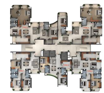Project Image of 1228.0 - 3023.0 Sq.ft 2 BHK Apartment for buy in ABAD Lakeview Heights
