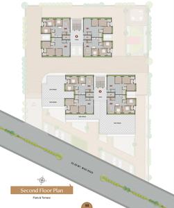 Project Image of 0.0 - 858.21 Sq.ft 3 BHK Apartment for buy in A And J Twin Towers