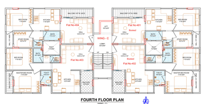 Sindhu Plaza Wing C Cluster Plan 1