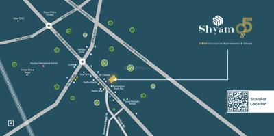 Project Image of 1182.31 - 1291.02 Sq.ft 3 BHK Apartment for buy in Shyam 95