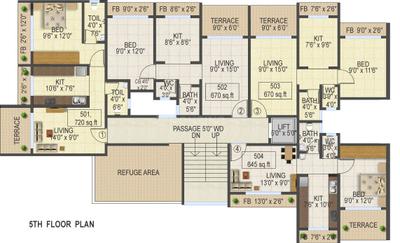 Project Image of 263.0 - 1239.0 Sq.ft 1 RK Apartment for buy in Suvarna Dattaram Tower