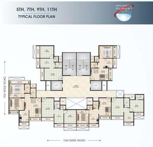 Project Image of 204.41 - 454.24 Sq.ft 1 BHK Apartment for buy in Majestic Planet