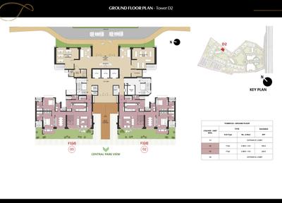 Project Image of 1301.0 - 2910.0 Sq.ft 2 BHK Apartment for buy in Oakwood At The Prestige City