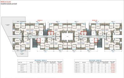 Project Image of 693.0 - 1051.0 Sq.ft 2 BHK Apartment for buy in Malhar Magnus Evoq