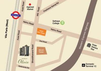 Dhruv Varsha Olive CHSL Location Plan 1