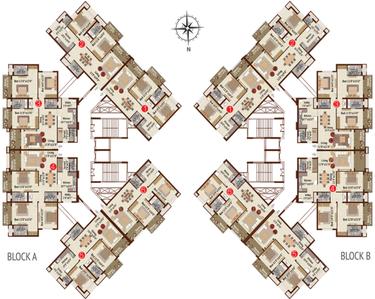 Project Image of 1300.0 - 2005.0 Sq.ft 2 BHK Apartment for buy in BR Meadows