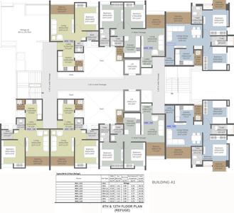 Project Image of 375.88 - 555.2 Sq.ft 1 BHK Apartment for buy in Majestique Rhythm County Phase 1