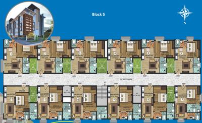Project Image of 552.0 - 1215.0 Sq.ft 1 BHK Apartment for buy in Paripoorna Shri Aishwaryam Smart City