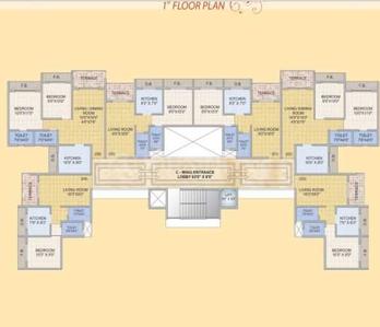 Project Image of 715.0 - 1030.0 Sq.ft 1 BHK Apartment for buy in Ambience Garden