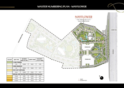 Project Image of 2246.0 - 5591.0 Sq.ft 3 BHK Apartment for buy in Prestige Mayflower At The Prestige City