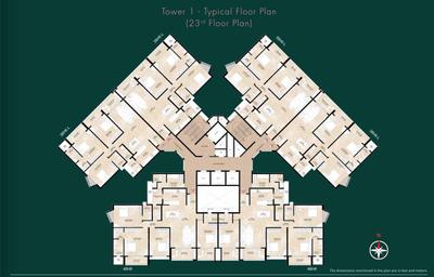 Project Image of 1156.04 - 1855.0 Sq.ft 3 BHK Apartment for buy in Honcho Everra Phase 1
