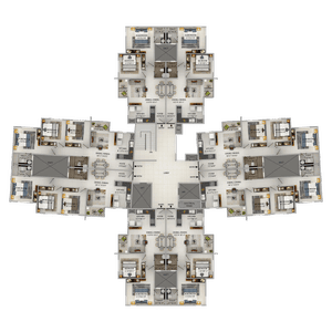 Project Image of 613.54 - 764.24 Sq.ft 2 BHK Apartment for buy in Provident Equinox 3