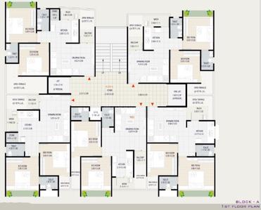Project Image of 486.42 - 540.89 Sq.ft 2 BHK Apartment for buy in Shivam Anmol Bliss