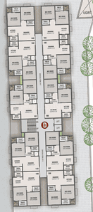 Project Image of 515.16 - 541.21 Sq.ft 2 BHK Apartment for buy in Rangoli Residency 