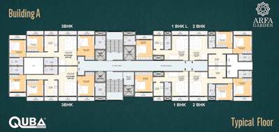 Project Image of 418.0 - 829.0 Sq.ft 1 BHK Apartment for buy in Quba Arfa Garden