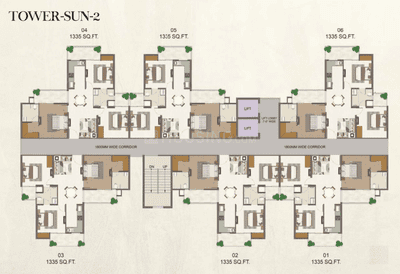 Project Image of 1335.0 - 2560.0 Sq.ft 3 BHK Apartment for buy in Migsun Atharva