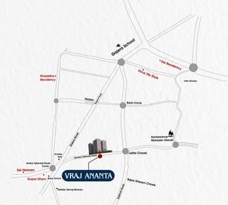 Project Image of 800.0 - 1018.0 Sq.ft 2 BHK Apartment for buy in Vraj Enclave and Ananta