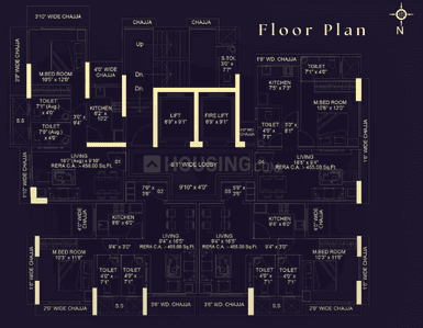 Project Image of 455.0 - 458.0 Sq.ft 1 BHK Apartment for buy in Nirban Avenue 1