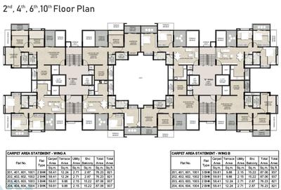 Project Image of 629.0 - 644.0 Sq.ft 2 BHK Apartment for buy in Millennium Aqua