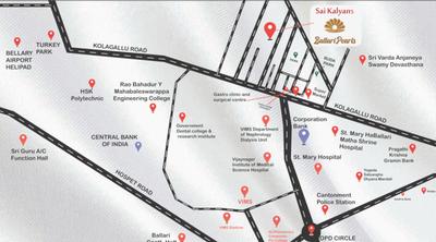 Project Image of 643.25 - 931.08 Sq.ft 2 BHK Apartment for buy in Sai Kalyan Ballari Pearls
