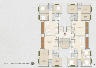 Project Image of 1989 Sq.ft 3 BHK Apartment / Flat for sale in Jahangir Pura for Rs. 7500000
