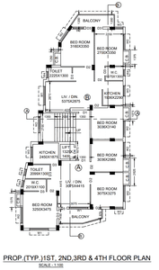 Project Image of 745.01 - 755.28 Sq.ft 3 BHK Apartment for buy in 39 K P Roy Lane