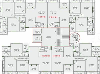 Project Image of 1276.0 - 1295.0 Sq.ft 3 BHK Apartment for buy in Avadh Sky