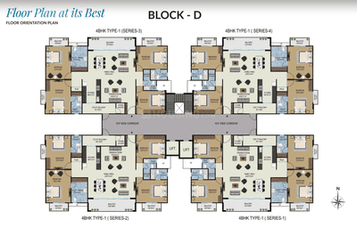 Project Image of 3500.0 - 4170.0 Sq.ft 4 BHK Apartment for buy in Virasha Nisarga Phase 1
