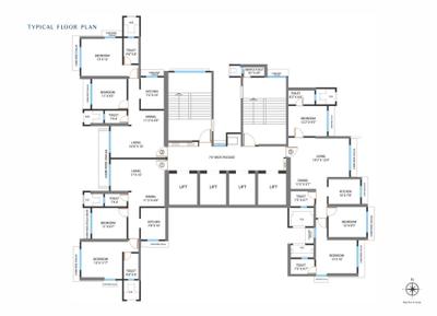 Project Image of 699.98 - 973.6 Sq.ft 2 BHK Apartment for buy in Vardhman Flora Phase I