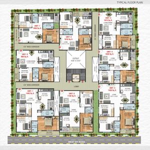 Project Image of 980.0 - 1450.0 Sq.ft 2 BHK Apartment for buy in Sri Murari Grand