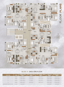 Project Image of 1140.0 - 1390.0 Sq.ft 3 BHK Apartment for buy in Ambition Elite