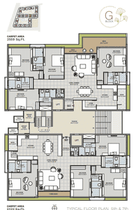 Project Image of 1911.0 - 6203.0 Sq.ft 3 BHK Apartment for buy in Avadh Ercole